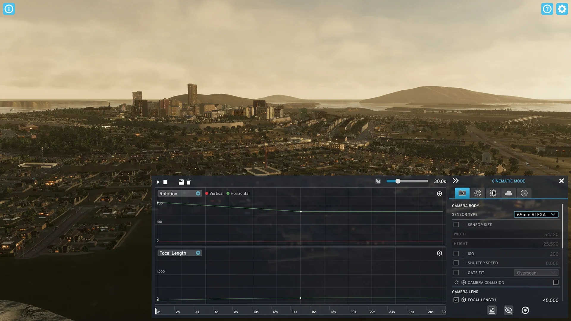 Cinematic Camera