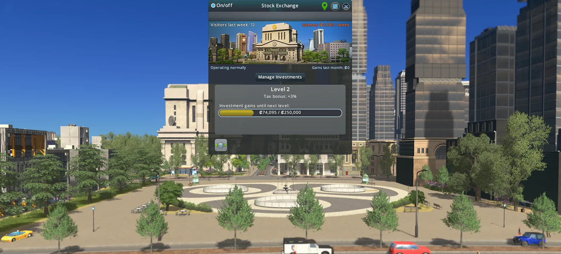 Plazas Levels
