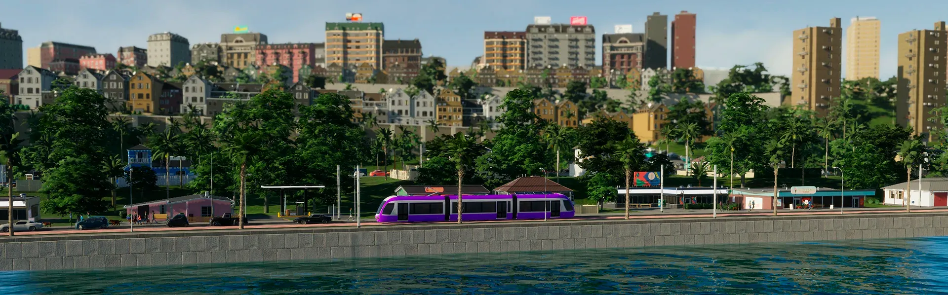 Quay With Tram