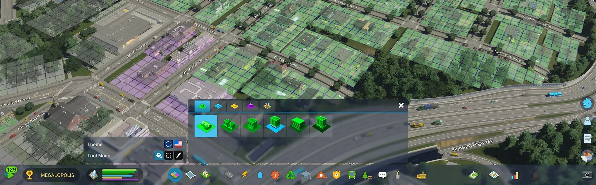 Zoning Toolbar
