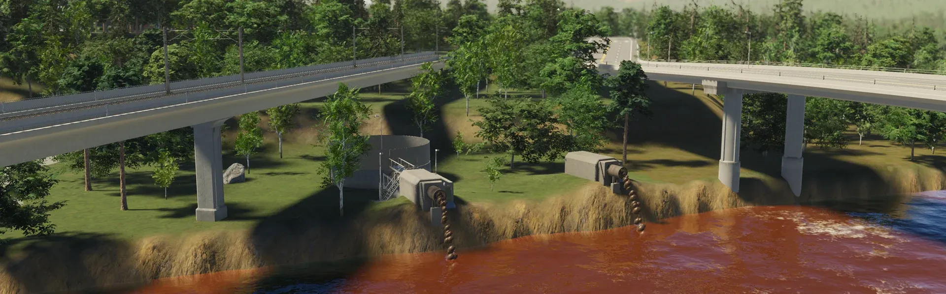 Sewage Outlet