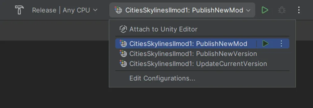 Publish In Rider