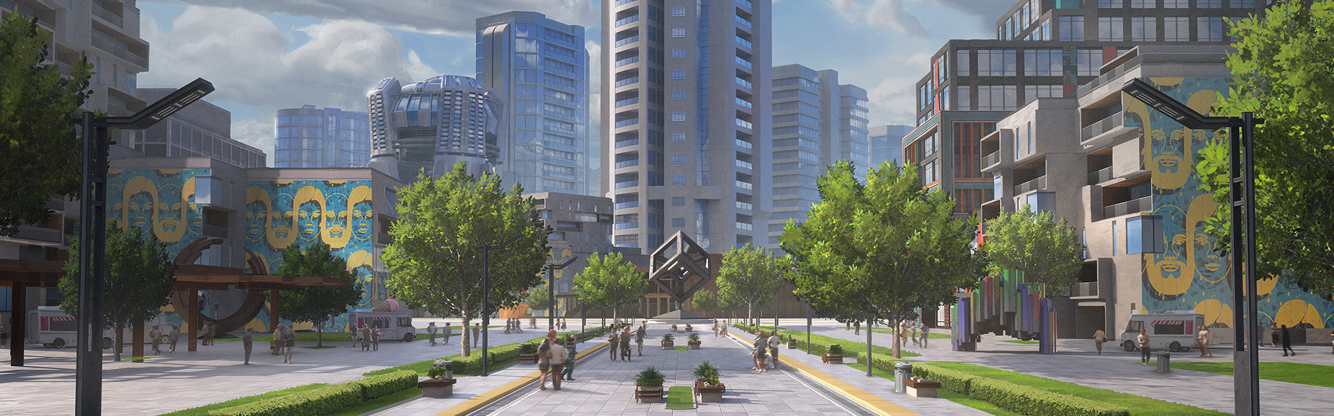 Cities: Skylines Plazas & Promenades Announcement