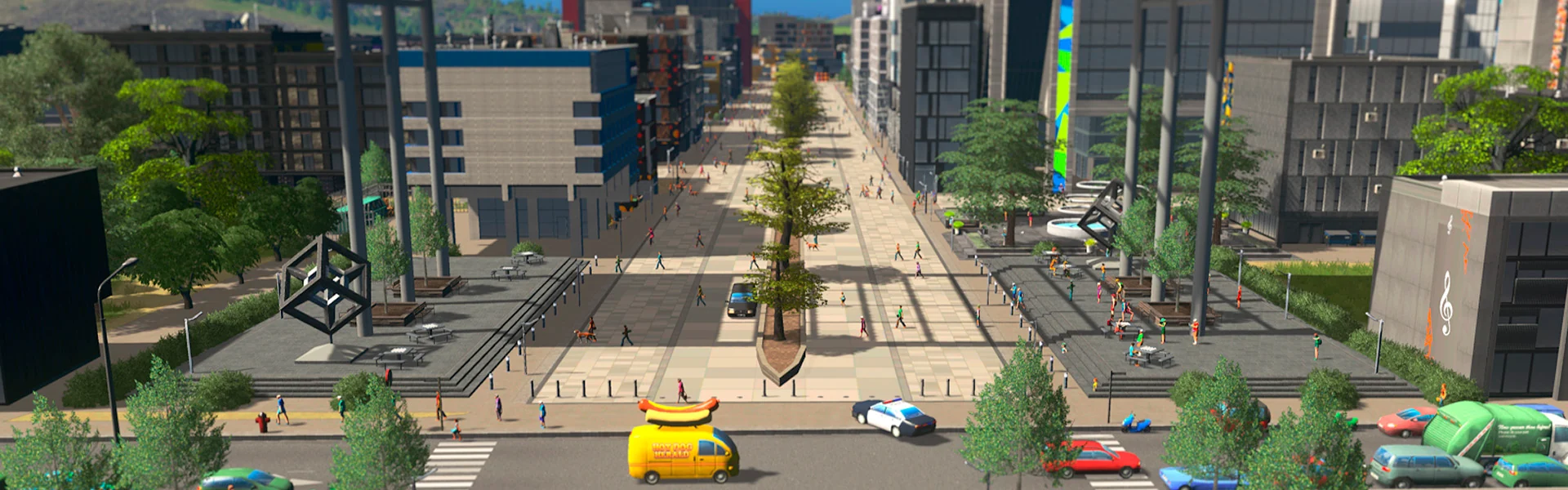Plazas & Promenades Dev Diary #1: Pedestrian Areas