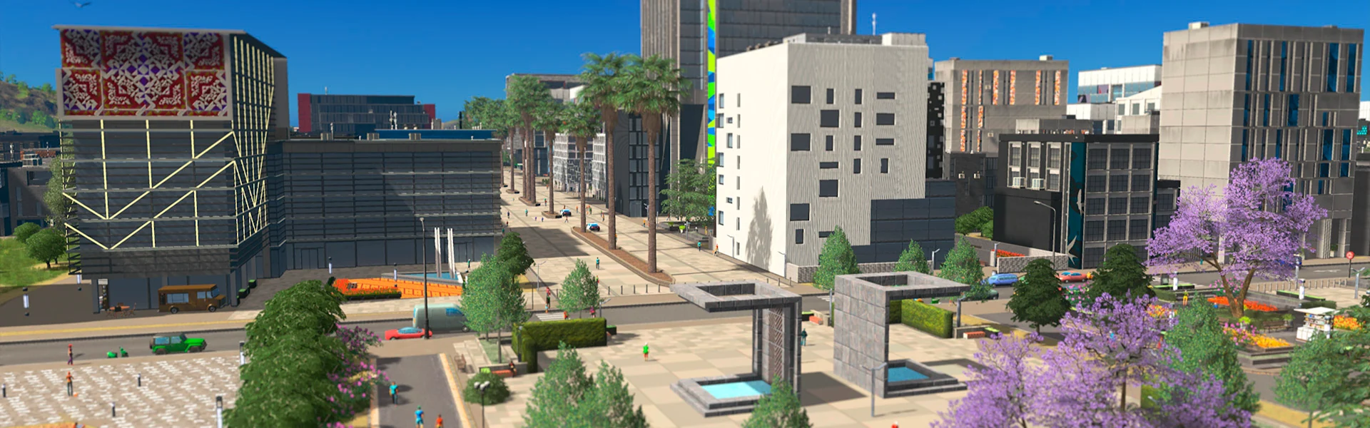 Plazas & Promenades Dev Diary #3: New Plazas & Service Buildings
