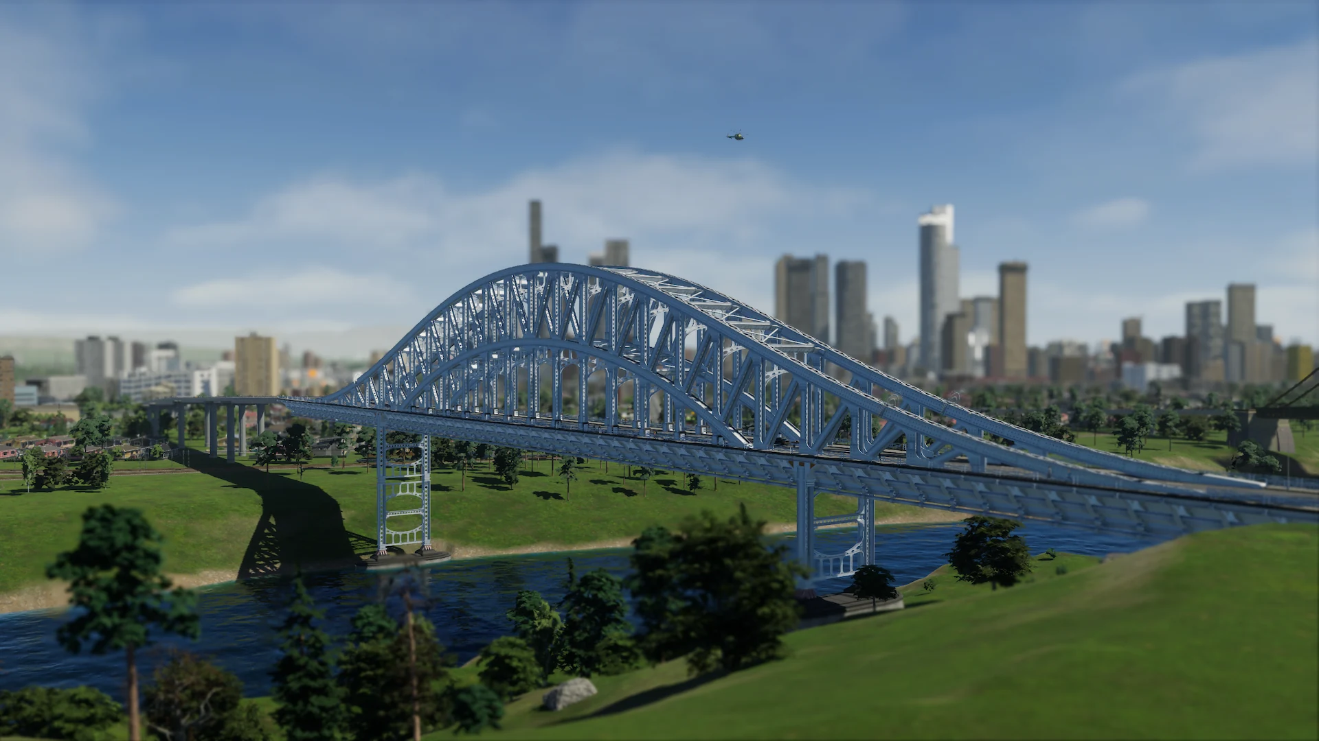 Four Lane Truss Arch Bridge